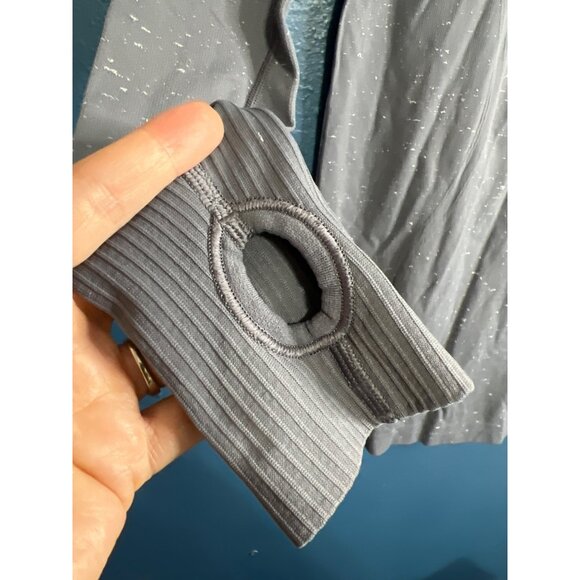 Lululemon Swiftly Tech 1/2 Zip Hooded Long Sleeve Shirt Size 8 - Picture 5 of 7